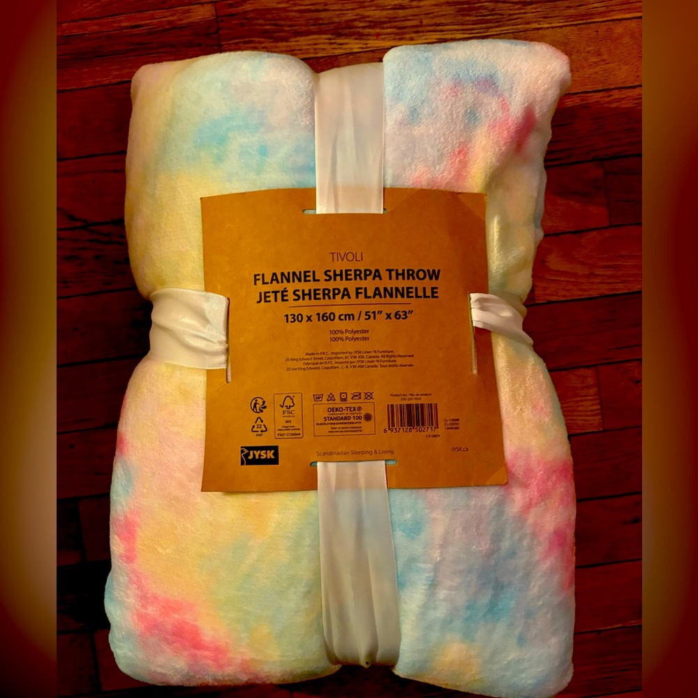 BNWT FLANNEL SHERPA THROW😁🛍️🌈HOST PICK !!!!🥳⭐️⚡️